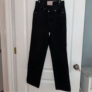 Revice denim 90s baby/ Joey black wash jeans